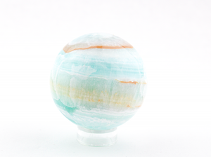 Caribbean Blue Calcite Sphere