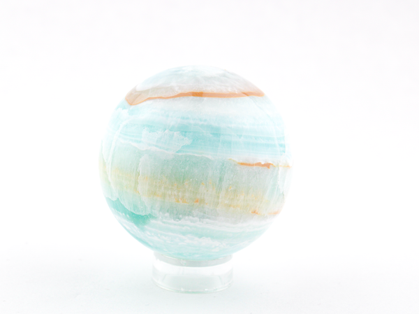 Caribbean Blue Calcite Sphere