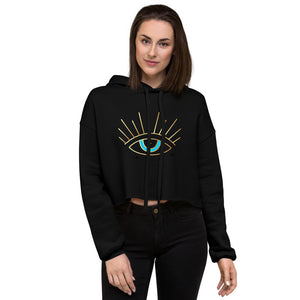 Evil Eye Crop Hoodie