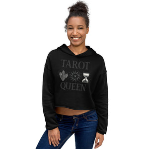 Tarot Queen Crop Hoodie