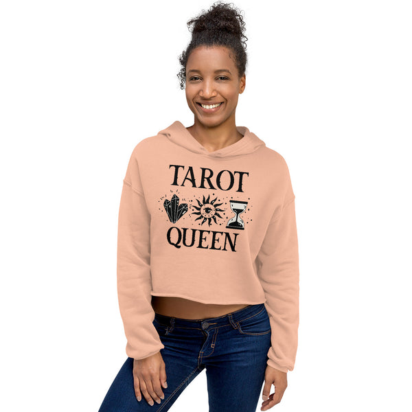 Tarot Queen Crop Hoodie