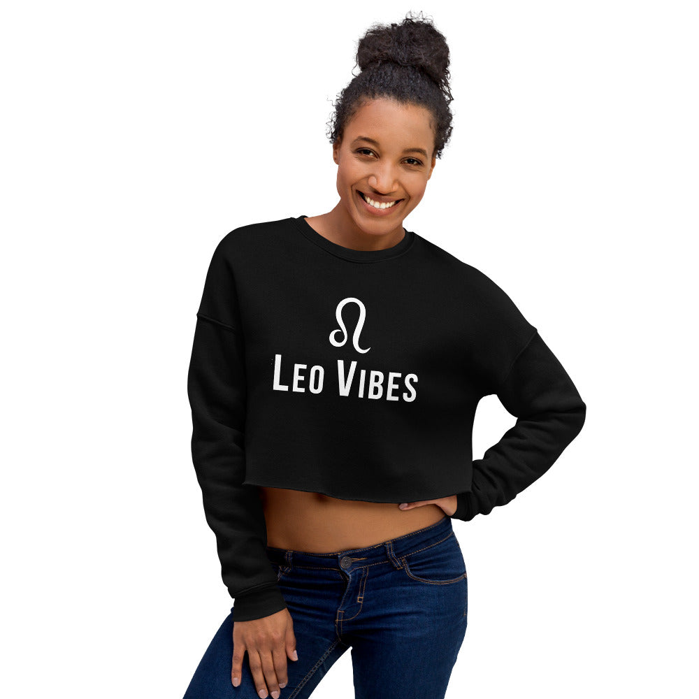 Leo Vibes Crop Sweat-t