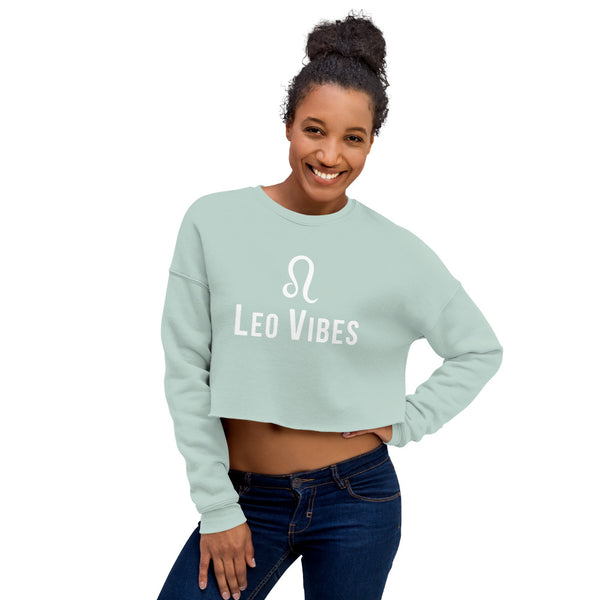 Leo Vibes Crop Sweat-t