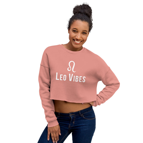 Leo Vibes Crop Sweat-t